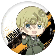 Attack on Titan The Final Season Armin Arlert Fuwapowa Can Badge Buttons [USED]