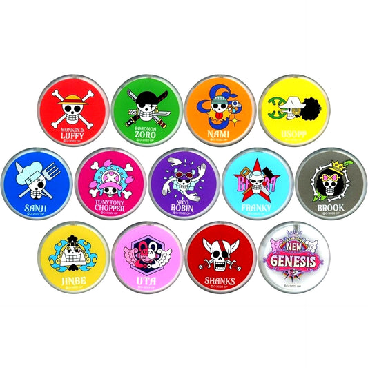 Set of 13 One Piece Film Red LED Light Button Collection Encore Screening Theater Goods [USED]