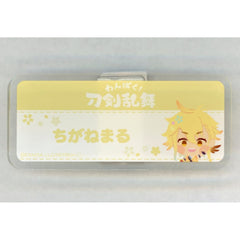 Wanpaku! Touken Ranbu Jiganemaru Onamae Acrylic Badge Box8 Stuffed Toy Pop Up Shop Limited Buttons [USED]