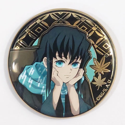Muichirou Tokitou Demon Slayer: Kimetsu no Yaiba Relief Metal Can Badge animate Girls Festival 2023 Limited Tin Badge [USED] — photo 1
