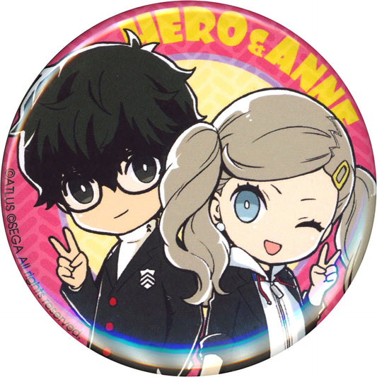 Single Item Protagonist and Ann Persona 5 Investigation Report Made by Everyone Vol.1 Bundle Bonus Two-Shot Button [USED]