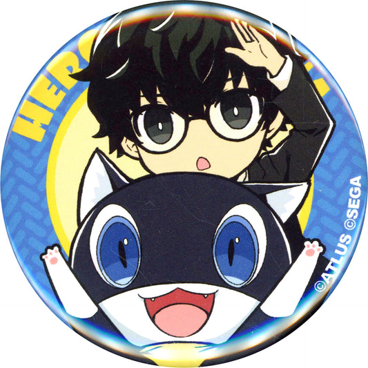 Single Item Protagonist and Morgana Persona 5 Investigation Report Made by Everyone Vol.3 Atlus D Shop Limited Bundle Bonus Two-Shot Button [USED]