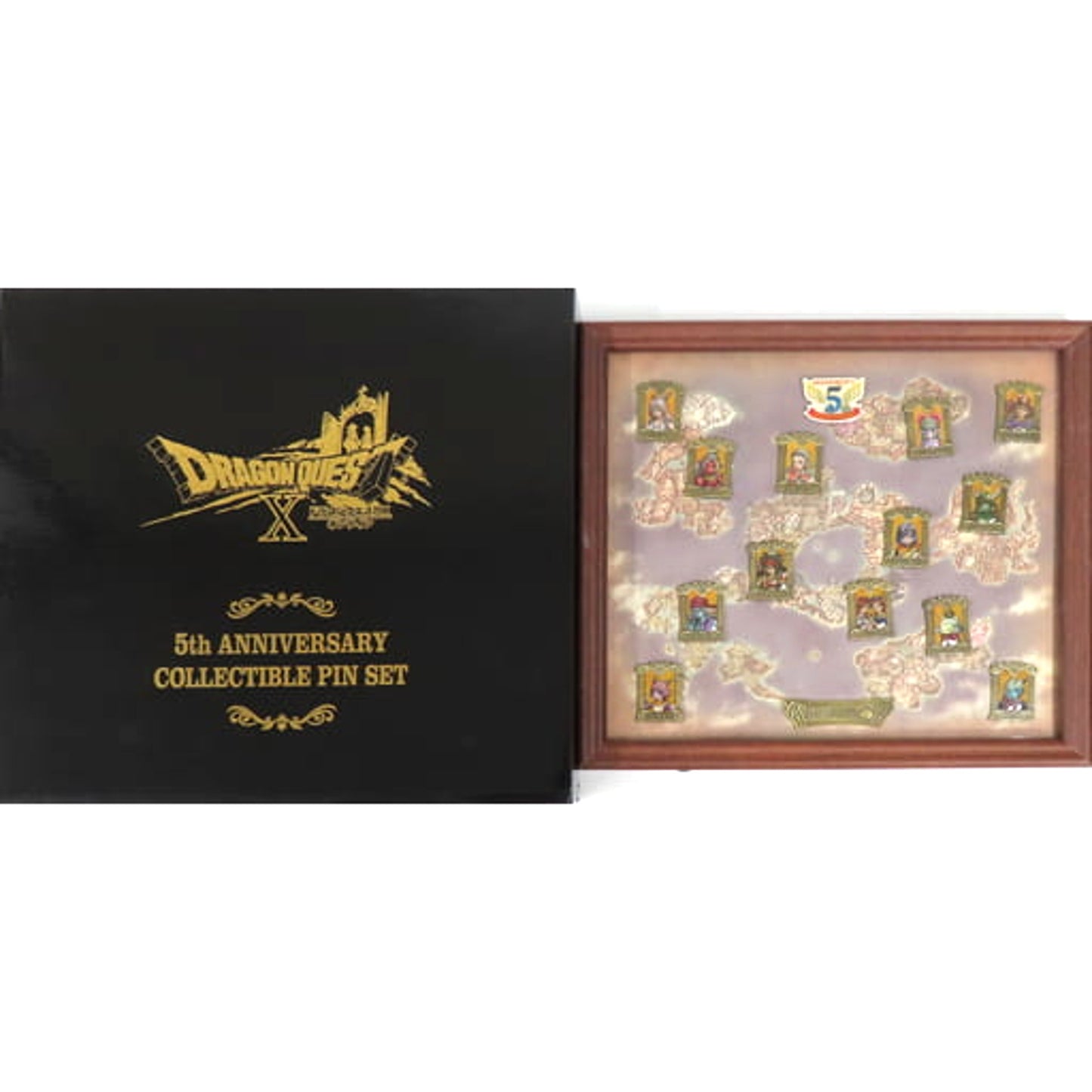 Dragon Quest X 5th Anniversary Pins Set Pins [USED]