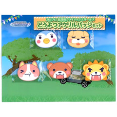 283 Production Hokago Climax Girls Animal Acrylic Badge Set The Idolmaster Shiny Colors [USED]