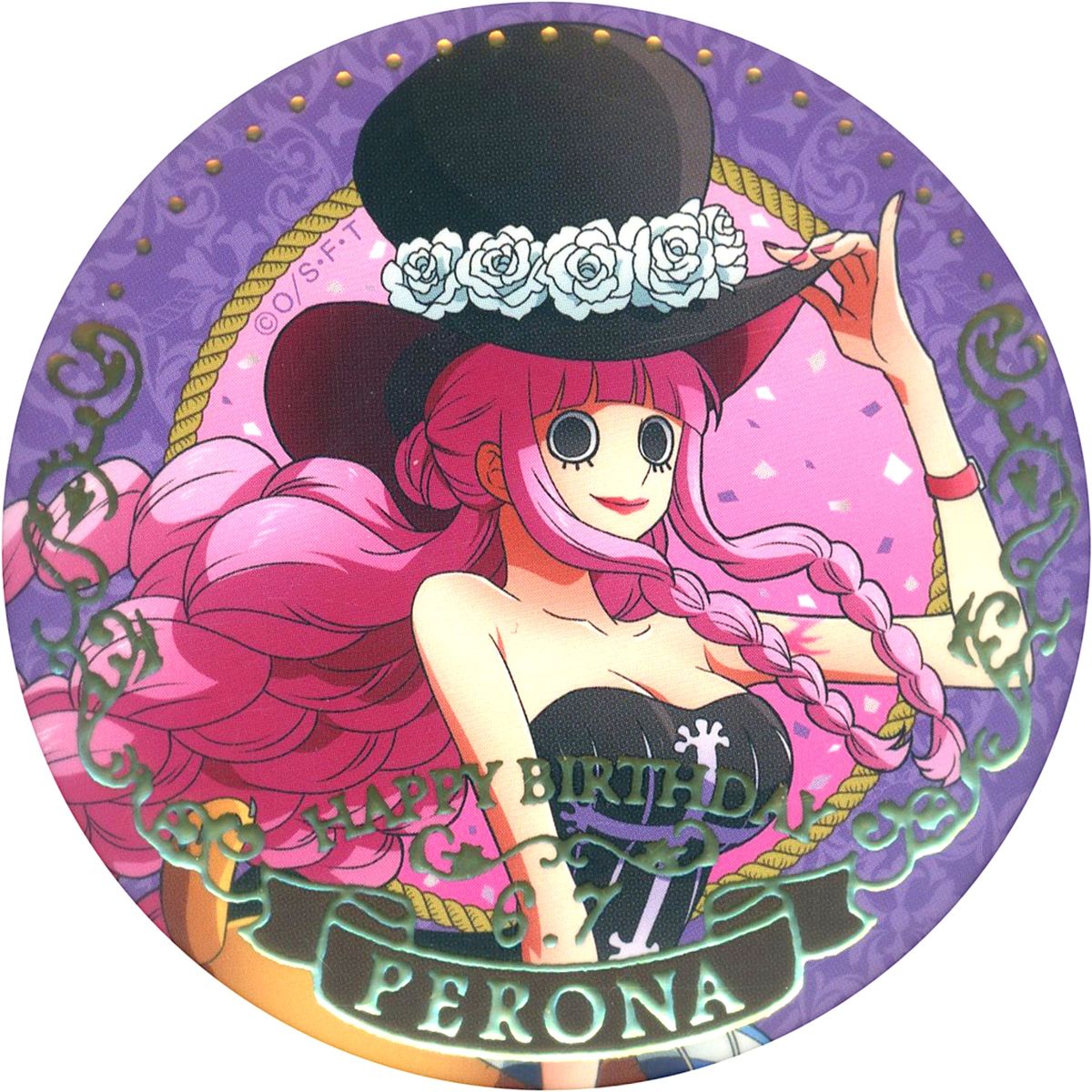 Perona One Piece Birthday Jewelry Button June 2023 [USED]