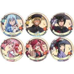 That Time I Got Reincarnated as a Slime Rimuru Tempest & Others That Time I Got Reincarnated as a Taisho Modern Can Badge All 6 Types Set Buttons [USED]
