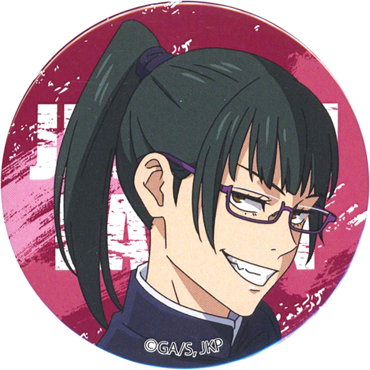 Maki Zenin Jujutsu Kaisen Button Part2 [USED]