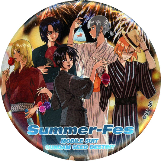 Group Magnet Badge Summer Fes Ver. Mobile Suit Gundam SEED DESTINY Gundam Cafe Summer Fes DESTINY Night [USED]