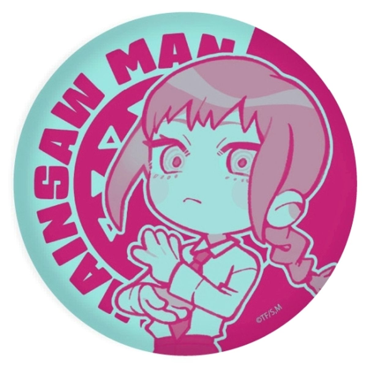 Makima Chainsaw Man Button 02 Mini Character Illustration [USED]