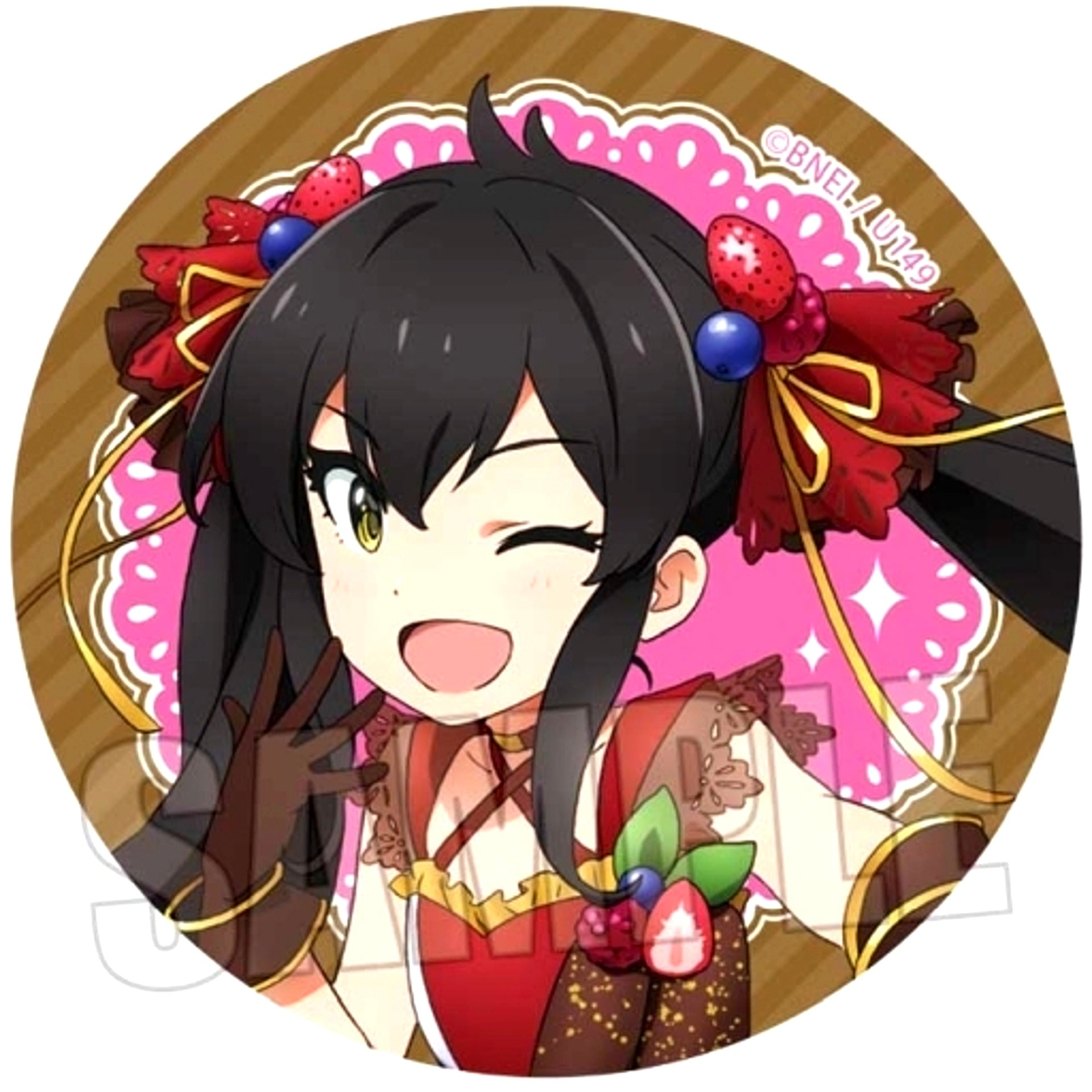 Risa Matoba The Idolmaster Cinderella Girls U149 Trading Badge SWEETS Dress Ver. [USED]