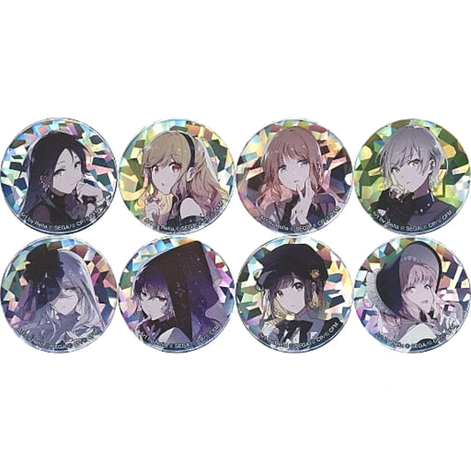 Hatsune Miku: Colorful Stage! Ichika Hoshino & Others Jewelry box of Sekai Jewelry Badges Collection A Leo/Need & 25-ji, Nightcord de. All 8 Types Set Buttons [USED]