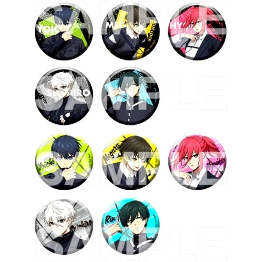 Set of 10 Blue Lock Trading Button Harness Style [USED]
