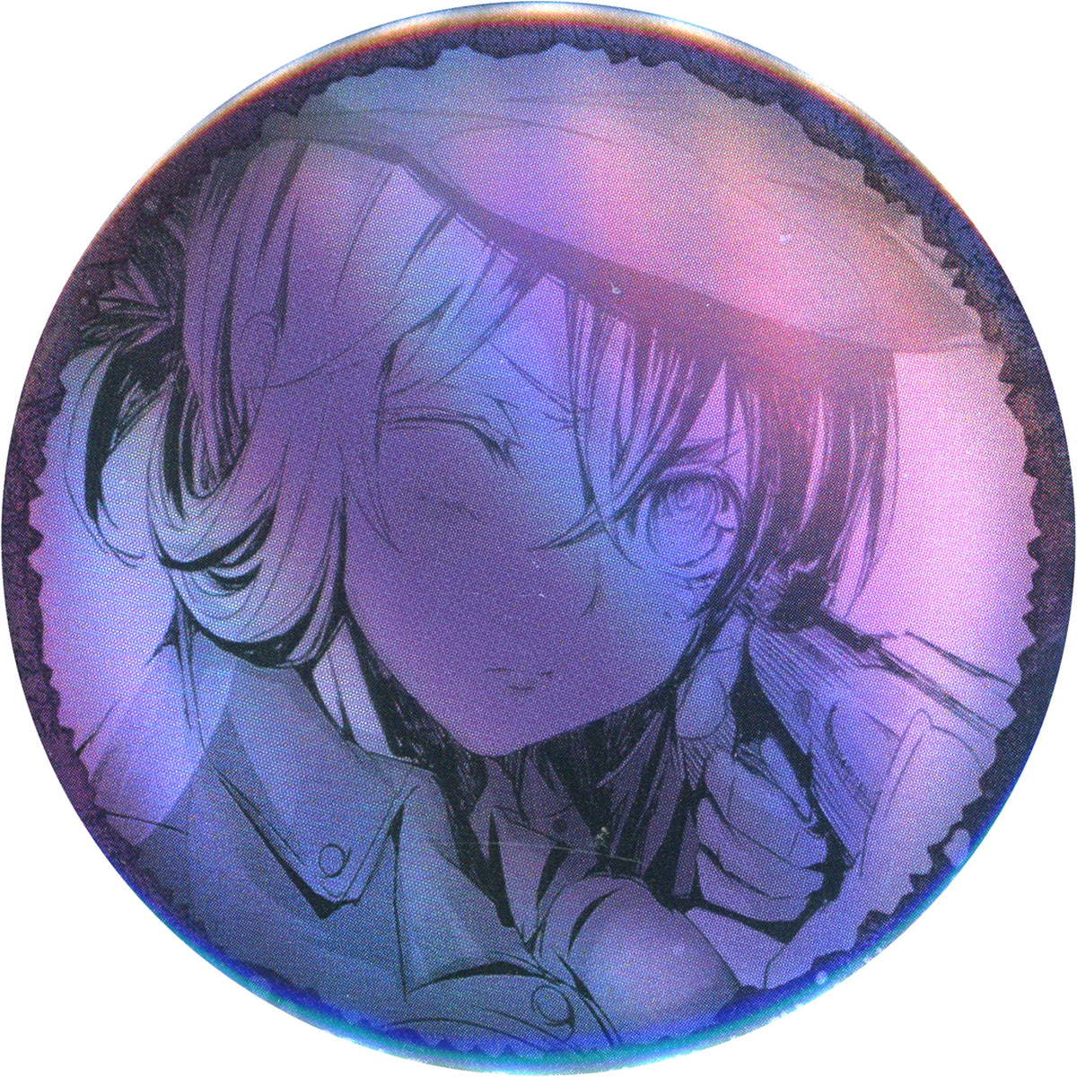 Viktoriya Ivanovna Serebryakov B. Hologram Button The Saga of Tanya the Evil Kujibikido Online Kuji Prize E-2 [USED]
