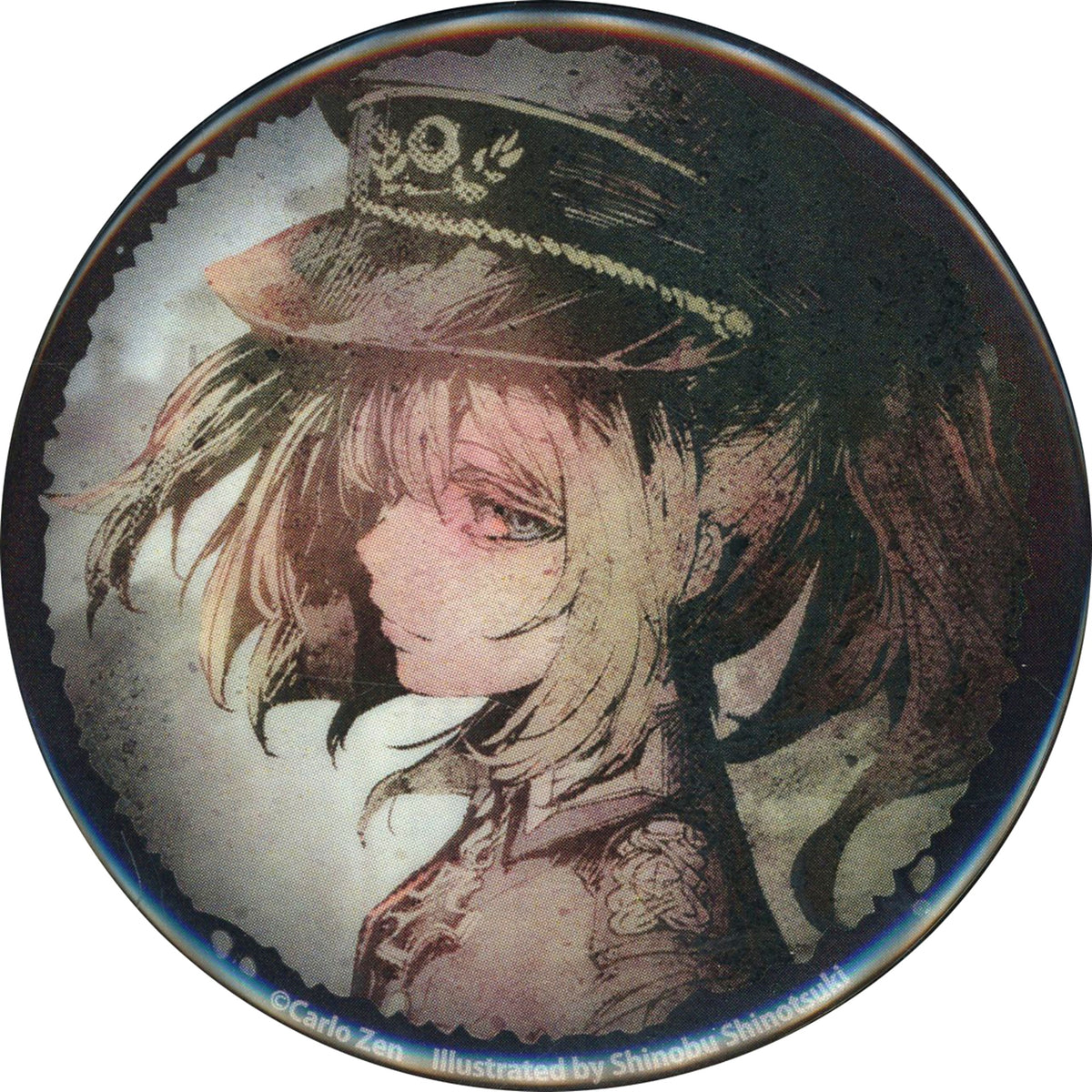 Tanya Degurechaff I. Hologram Button The Saga of Tanya the Evil Kujibikido Online Kuji Prize E-9 [USED]