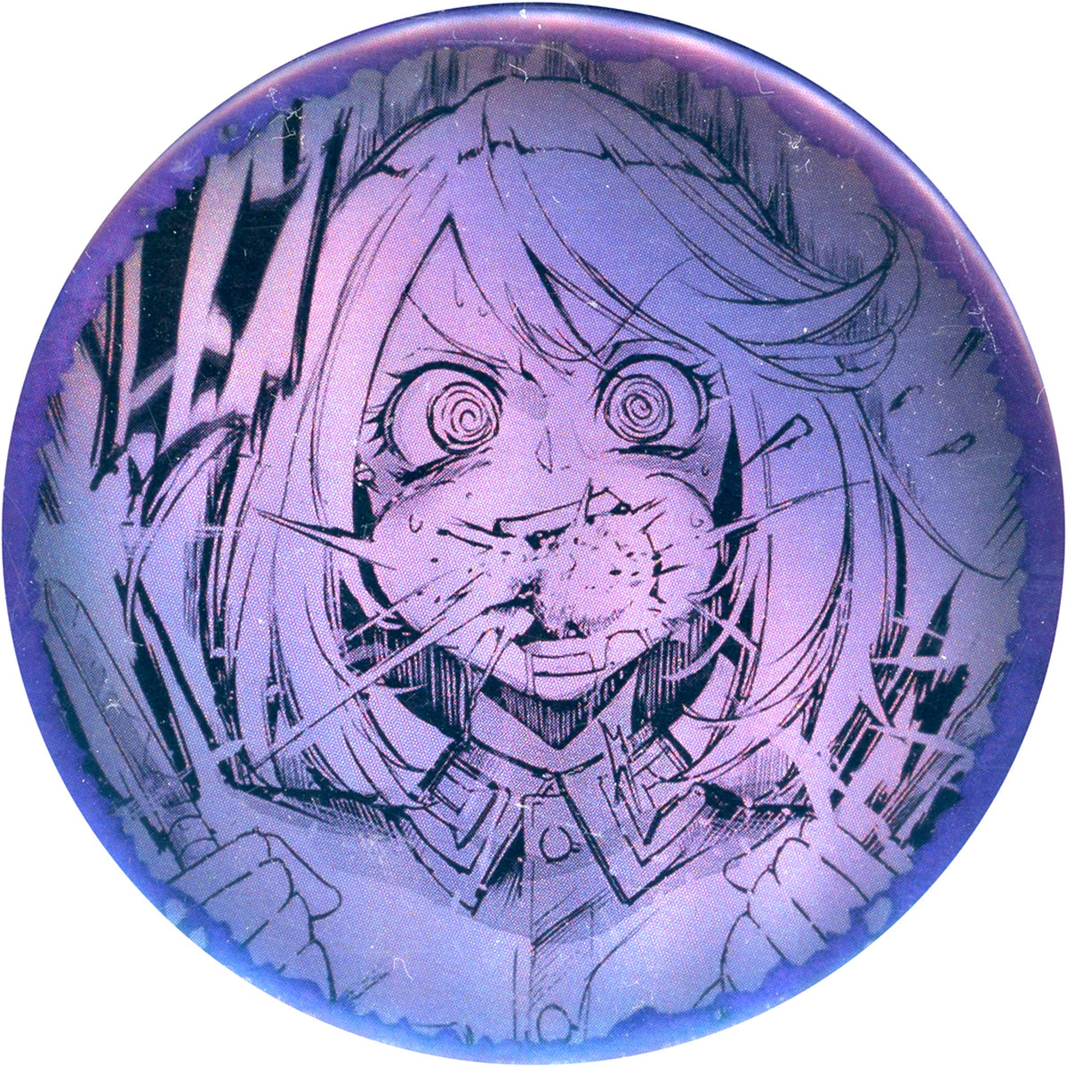 Viktoriya Ivanovna Serebryakov J. Hologram Button The Saga of Tanya the Evil Kujibikido Online Kuji Prize E-10 [USED]