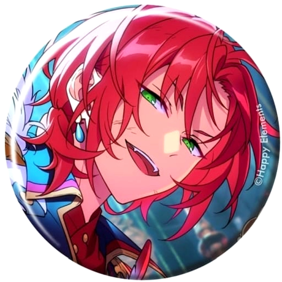 Ensemble Stars!! Leo Tsukinaga Theme Scout Can Badge 2023 Autumn Idol Side Buttons [USED]