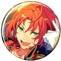 Ensemble Stars!! Leo Tsukinaga Theme Scout Can Badge 2023 Autumn Casual Side Buttons [USED]