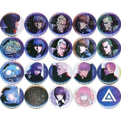 Ghost in the Shell: Stand Alone Complex 2045 Motoko Kusanagi & Others Good Luck! Trading Can Badge All 20 Types Set Buttons [USED]