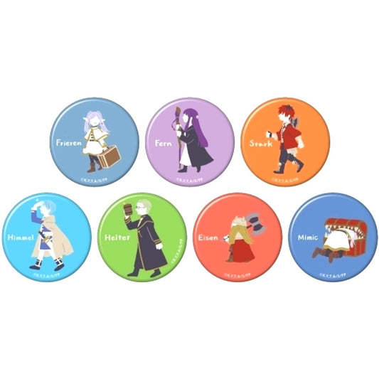 Set of 7 Frieren: Beyond Journey's End Chara Badge Collection Yuru Palette Button [USED]
