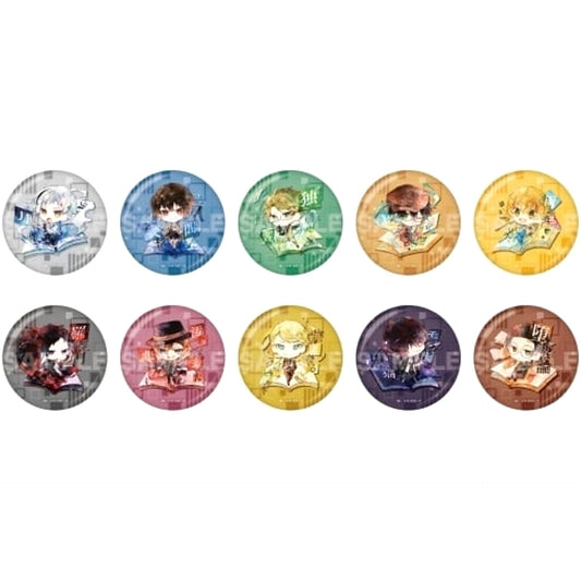 Osamu Dazai & Others Bungo Stray Dogs All 10 Types Set Metallic Button 1 [USED]