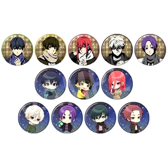 Set of 12 Blue Lock Matte Button Winter Ver. animate Girls Festival 2023 Goods [USED]