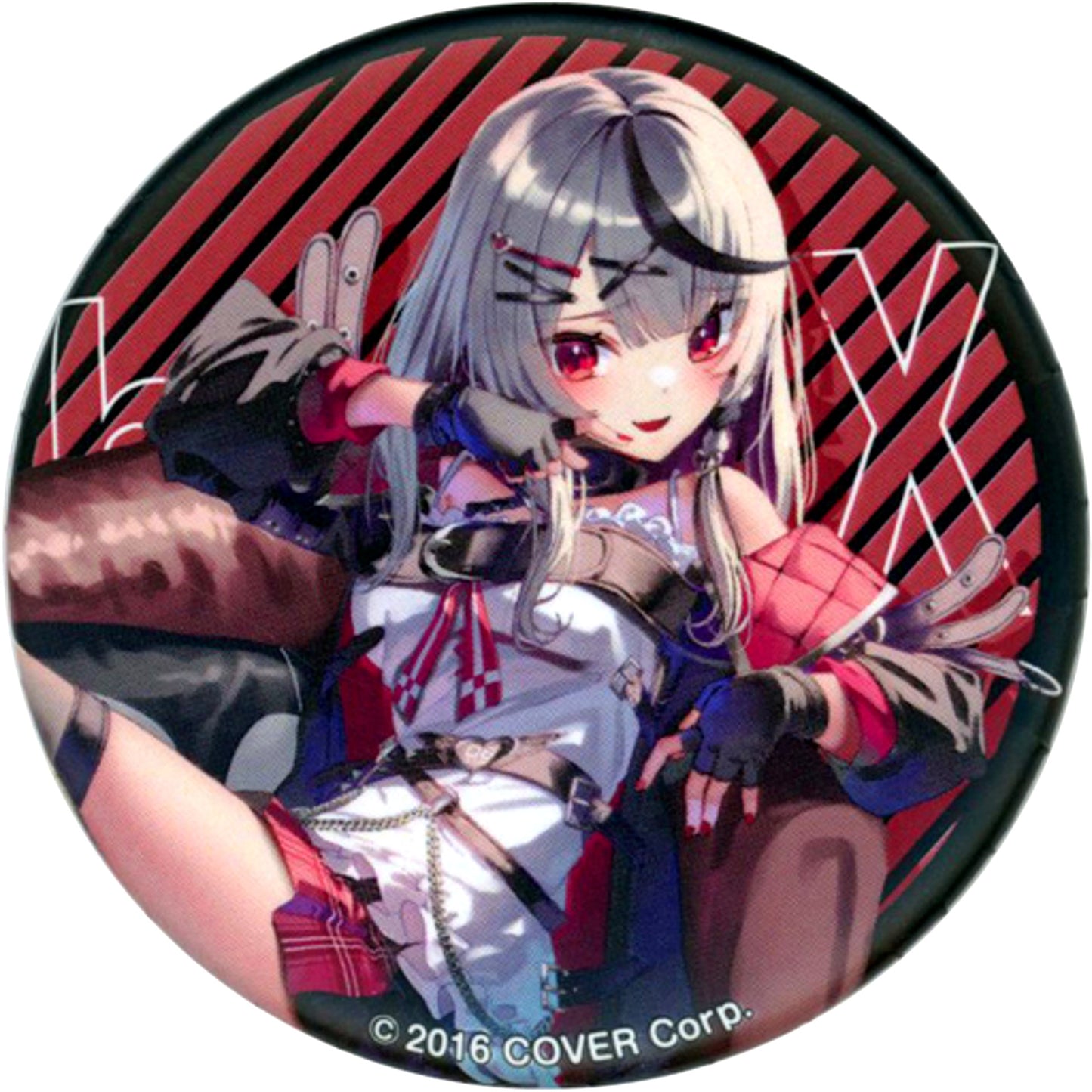Sakamata Chloe Upper Body hololive holoX Animate Conquest Fair & Only Shop 2023 Character Button Collection Secret Society holoX [USED]