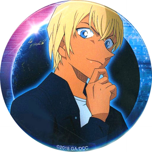 Toru Amuro Earth Detective Conan Button L [USED]
