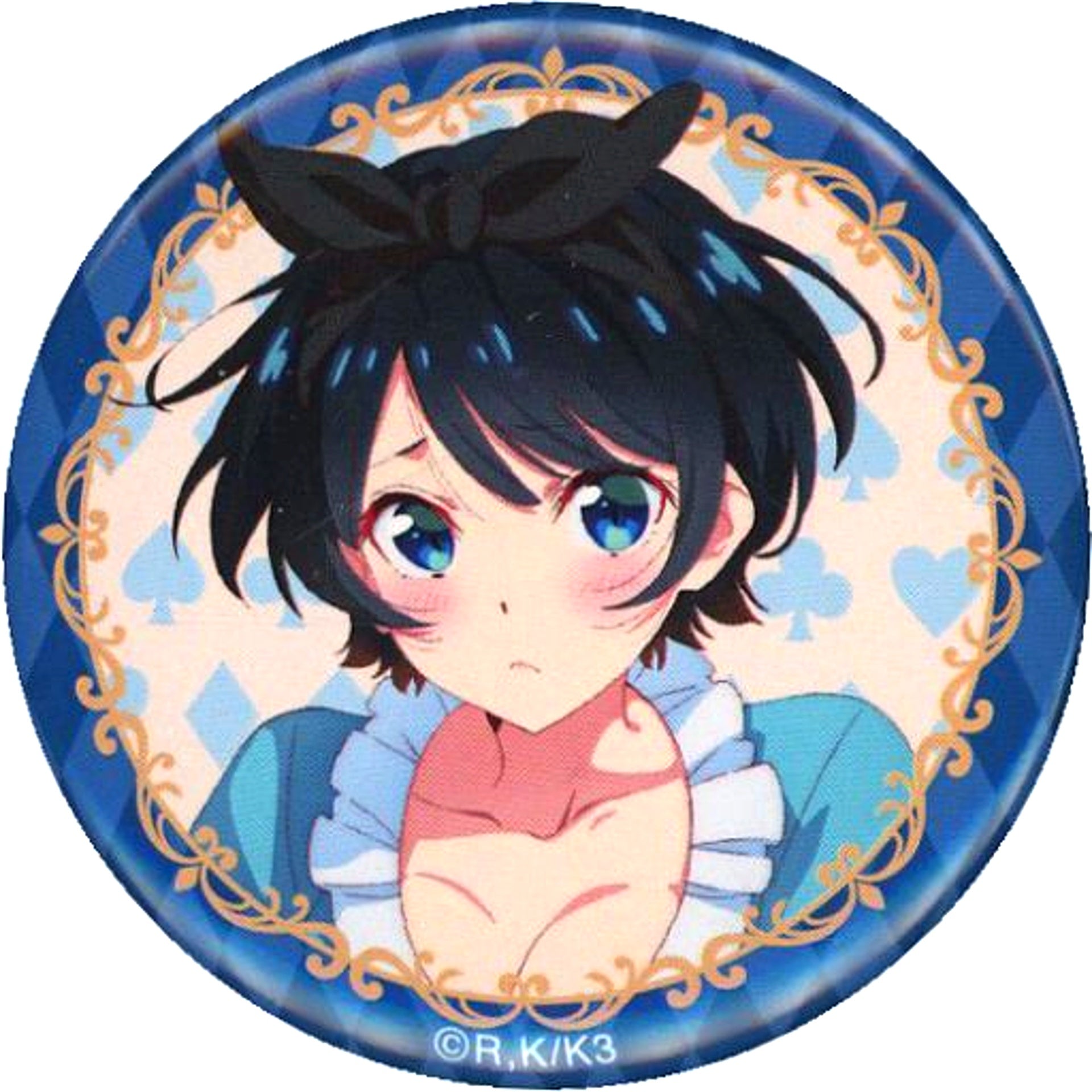 Ruka Sarashina Rent-A-Girlfriend Face Up Button Alice in Wonderland Ver. 2nd E Prize 08 Kujico [USED]