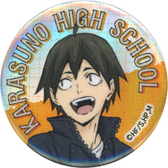 Haikyu!! Tadashi Yamaguchi Can Badge Warming Up!! Buttons [USED]