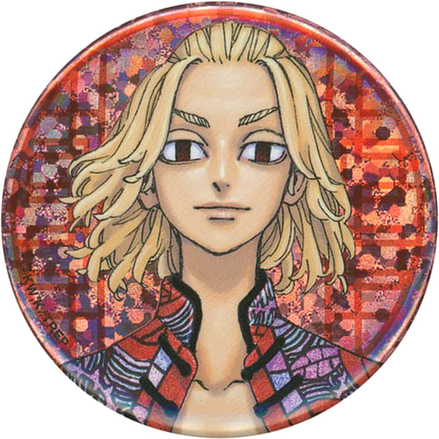 Tokyo Revengers Manjiro Sano Newly Drawn Can Badge Collection Newly Drawn Experience Exhibition: The Last World Line Limited Buttons [USED]