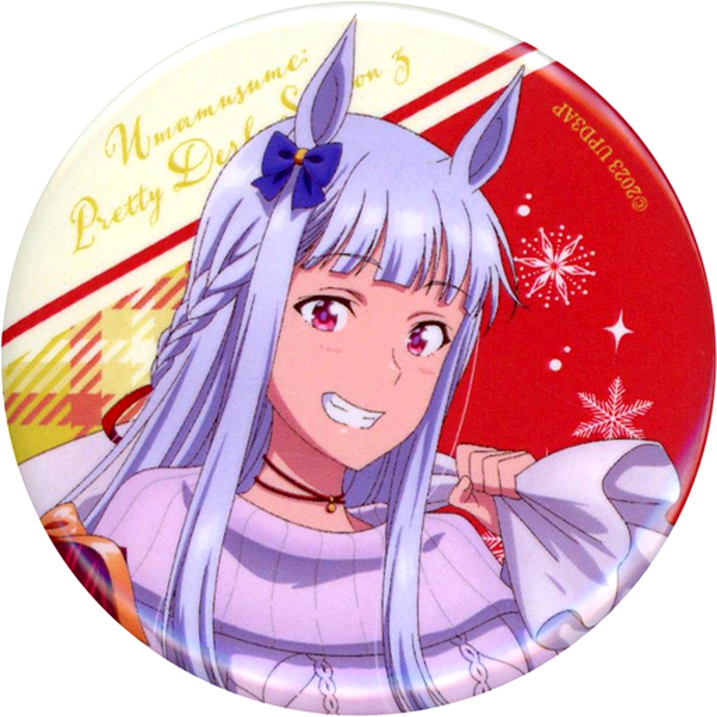 Gold Ship Uma Musume Pretty Derby Season 3 POP UP SHOP in Marui Trading Button Christmas gift Ver. [USED]