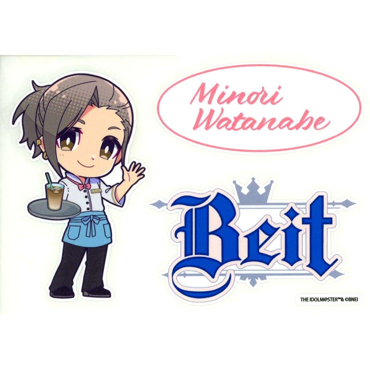 Minori Watanabe THE IDOLM@STER SideM 315 Production Producer Lounge Official Patch Sheet [USED]