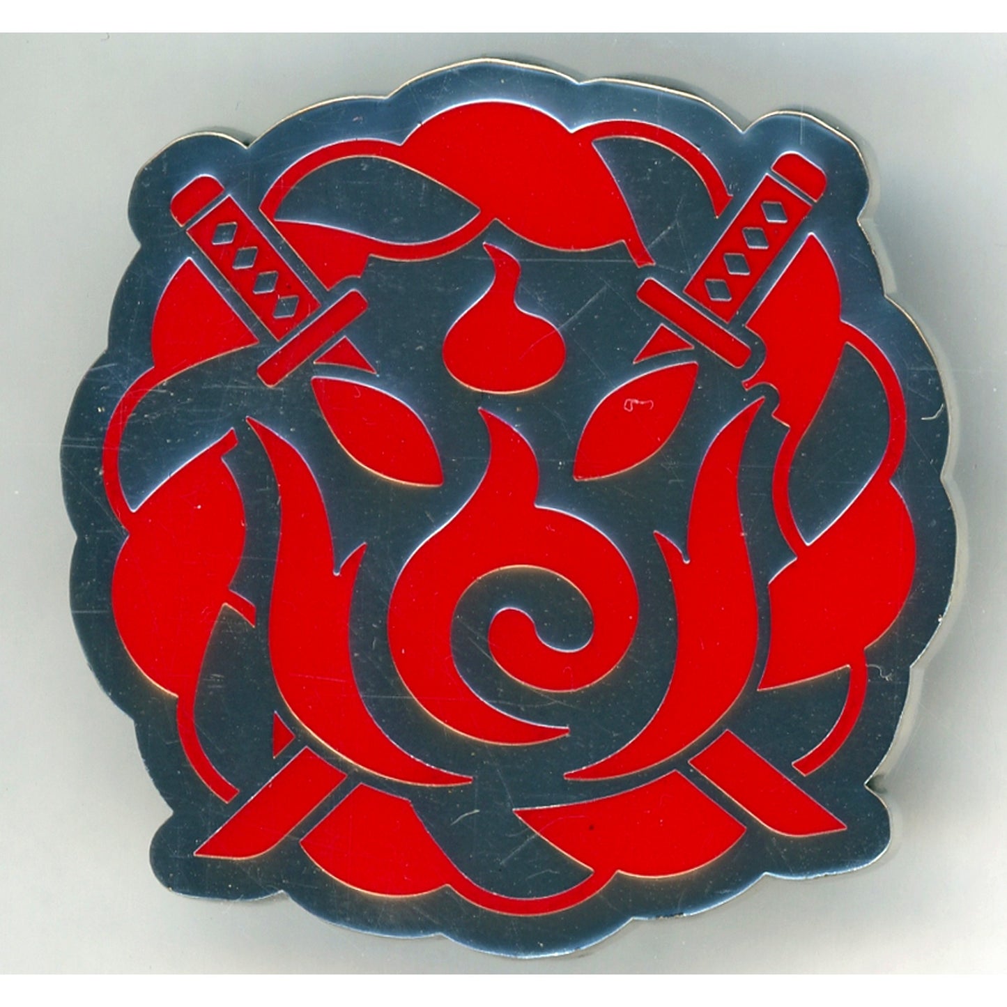 Nakiri Ayame Hololive Holo Emblem Pin Badge [USED]