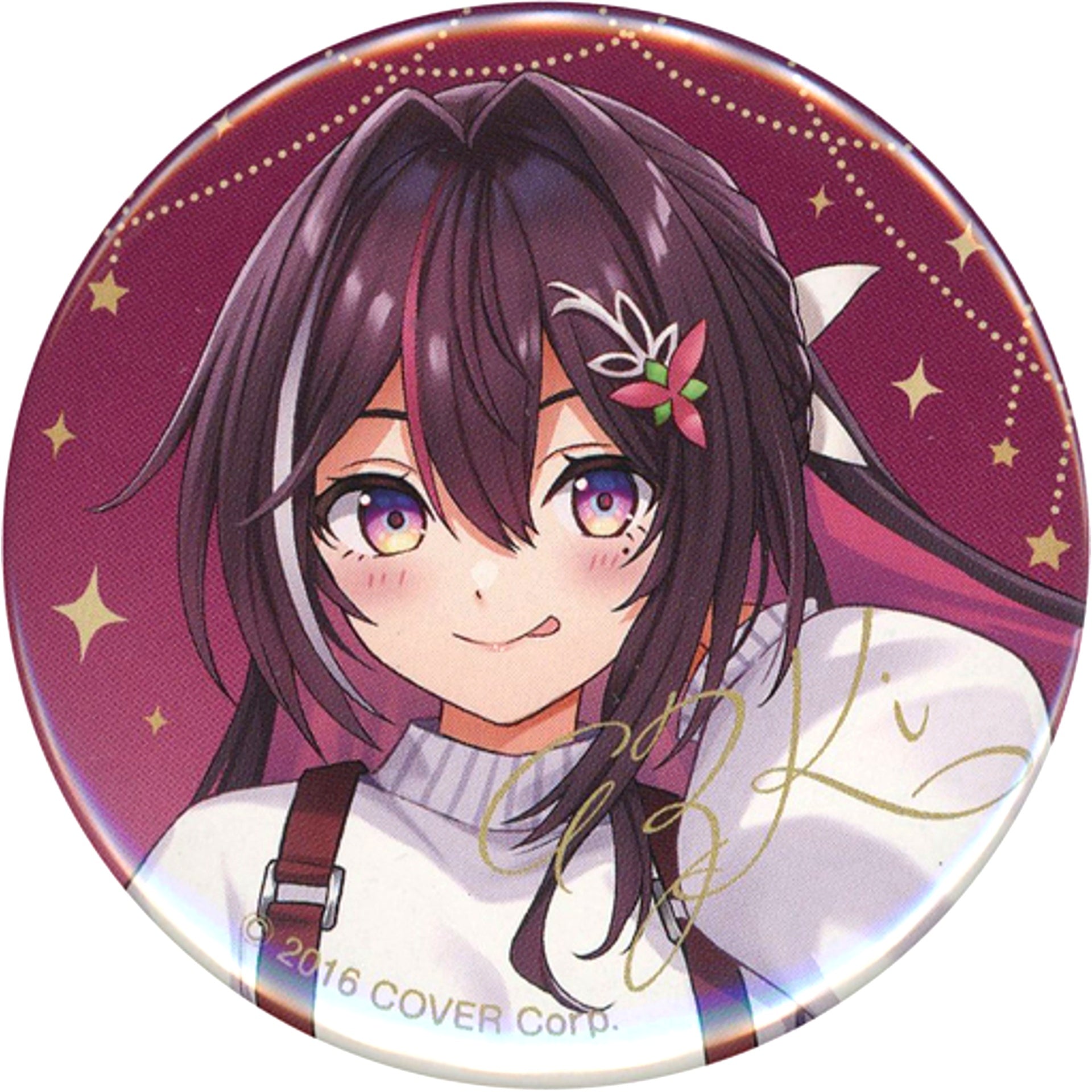 AZKi Date Outfit Virtual YouTuber Hololive x Lawson Button [USED]