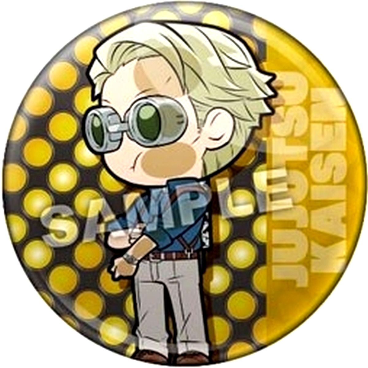 Kento Nanami Jujutsu Kaisen Pita! Deformed Battle Trading Button [USED]