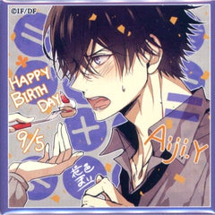 Collar x Malice Aiji Yanagi Square Can Badge Birthday Ver. Buttons [USED]