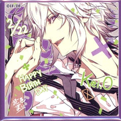 Collar x Malice Kei Okazaki Square Can Badge Birthday Ver. Buttons [USED]