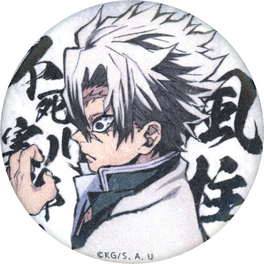 Sanemi Shinazugawa Single Demon Slayer Hashira Meeting Butterfly Mansion Arc Washi Button [USED]