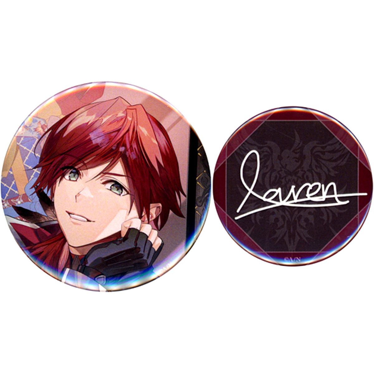 Set of 2 Lauren Iroas Virtual YouTuber Nijisanji Button Birthday 2023 [USED]