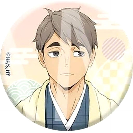 Haikyu!! Osamu Miya Japanese Paper Style Trading Can Badge Buttons [USED]