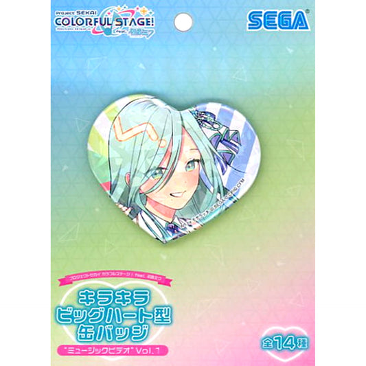 Shizuku Hinomori Project SEKAI COLORFUL STAGE! feat. Hatsune Miku Glitter Big Heart Button Music Video Vol. 1 [USED]