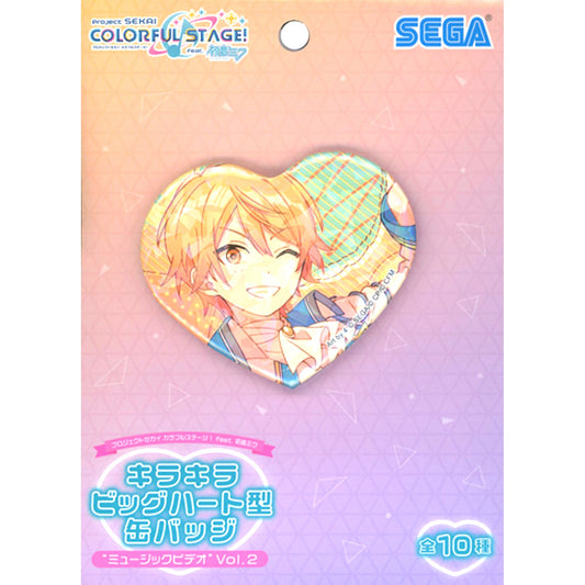 Tsukasa Tenma Project SEKAI Colorful Stage! feat. Hatsune Miku Sparkling Big Heart Shape Button Music Video Vol.2 [USED]