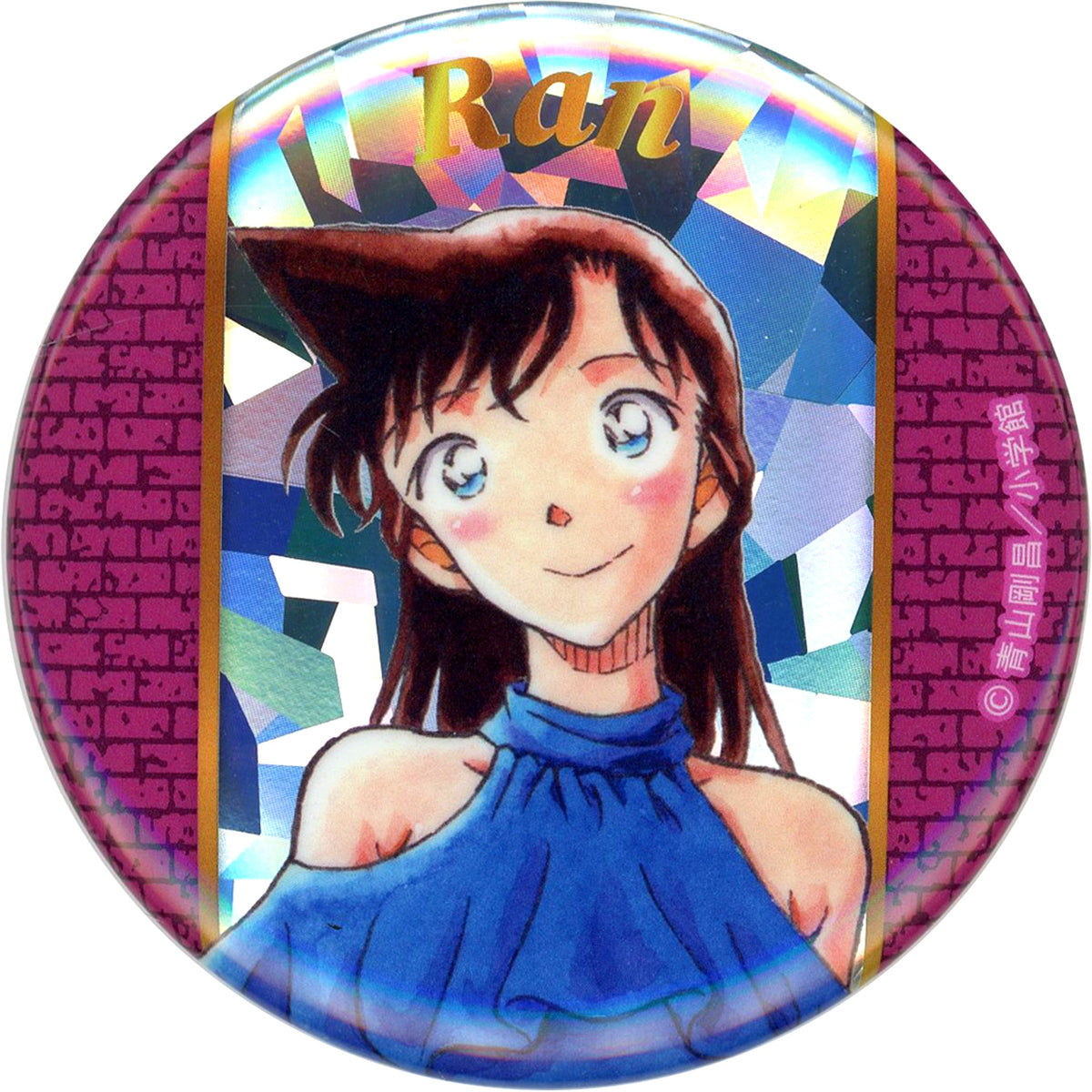 Ran Mouri 30th Anniversary Detective Conan Exhibition Random Button Collection [USED]