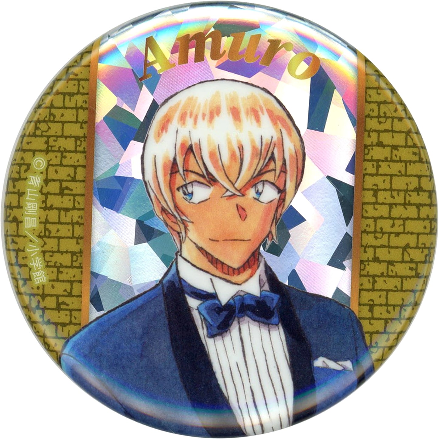 Detective Conan Toru Amuro Random Can Badge Collection 30th Anniversary Detective Conan Exhibition Limited Buttons [USED]