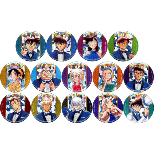 Set of 14 Detective Conan 30th Anniv Exhibition Random Button Collection [USED]