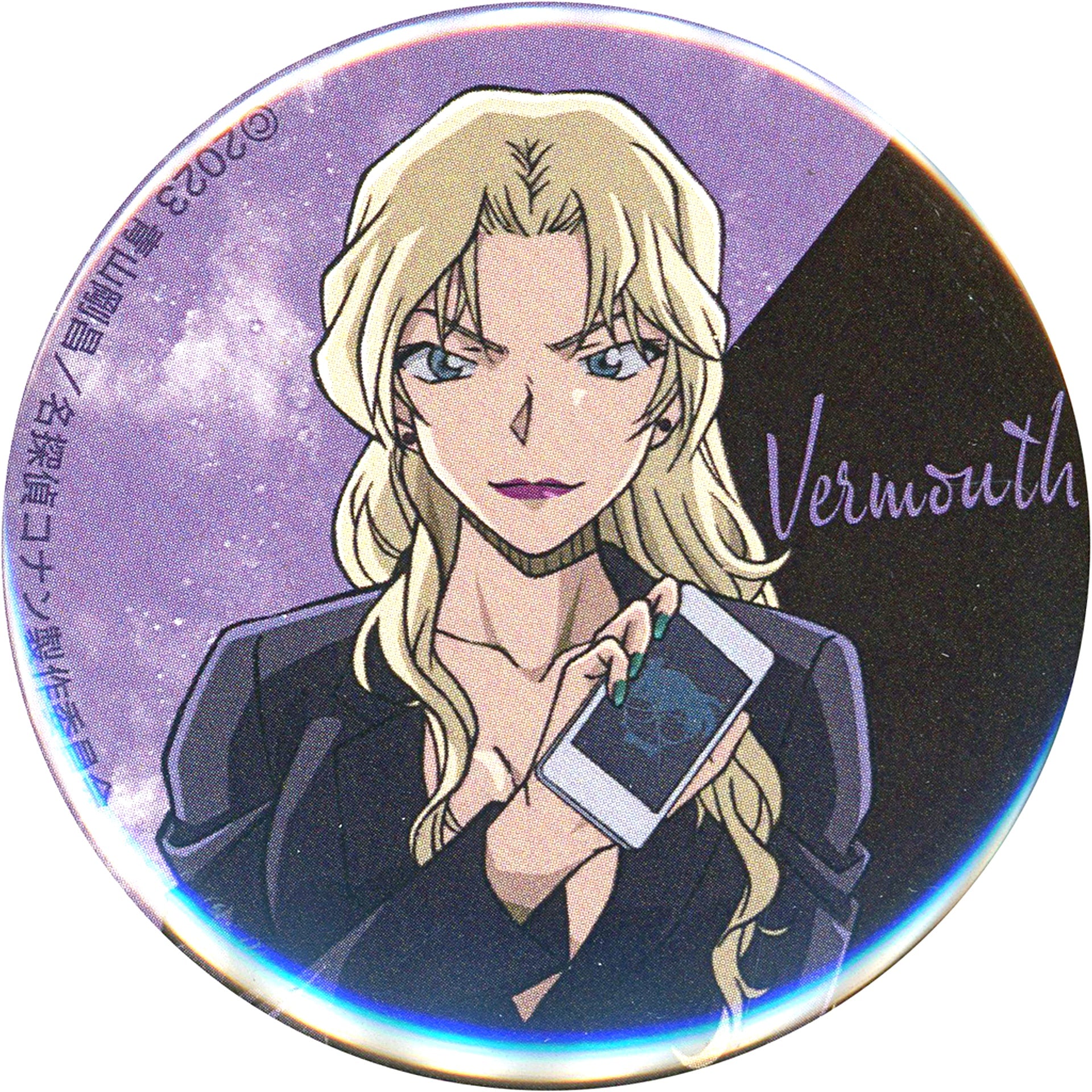 Vermouth Detective Conan Black Iron Submarine Button Collection Black Clothing Visual Ver. [USED]