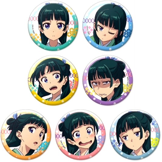 Set of 7 The Apothecary Diaries Maomao Face Collection Button [USED]
