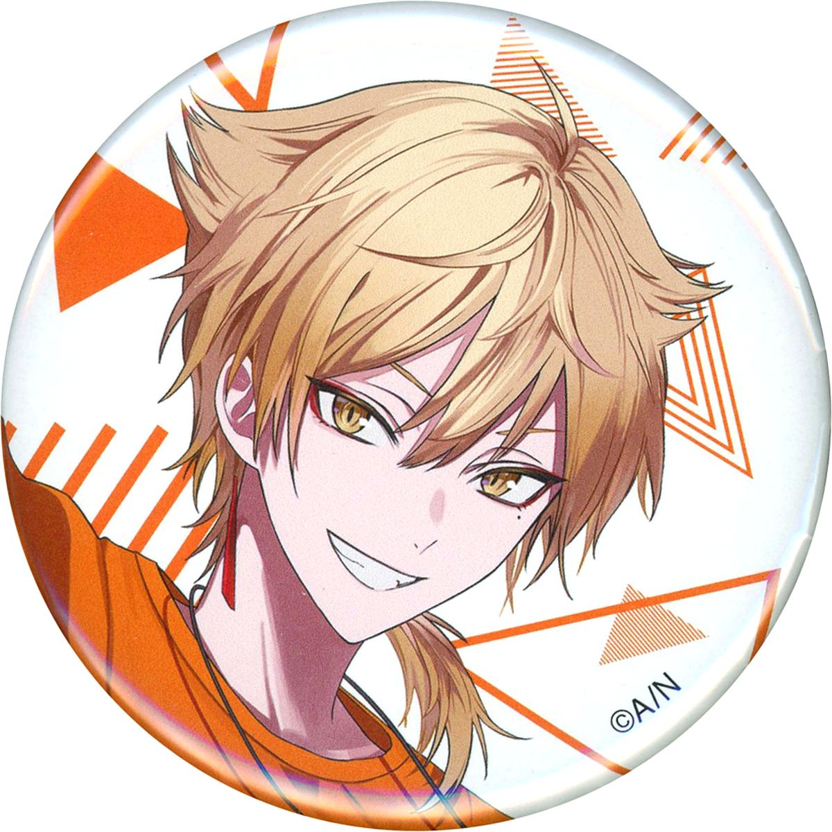 Fushimi Gaku Virtual YouTuber Nijisanji NIJISANJI Fes 2023 Class T-Shirt Random Button Orange A Group [USED]