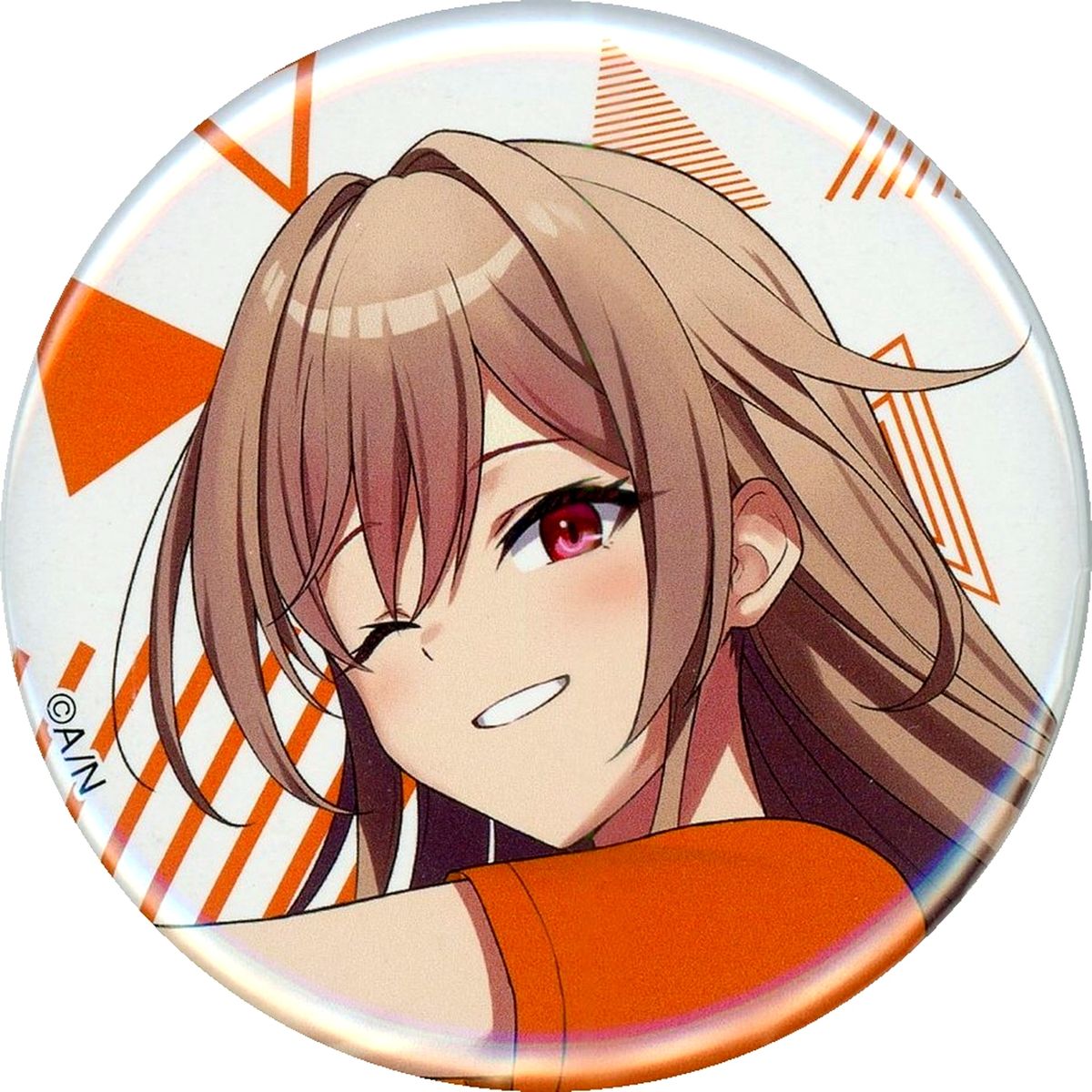Furen E Lustario Virtual YouTuber Nijisanji NIJISANJI Fes 2023 Class T-Shirt Random Button Orange Group A [USED]