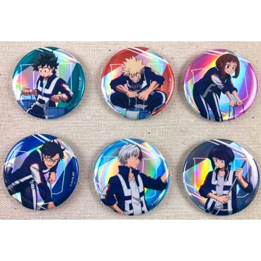 Katsuki Bakugo & Others My Hero Academia All 6 Types Set Random Button Hageme! Osoji! Aurora Ver. [USED]